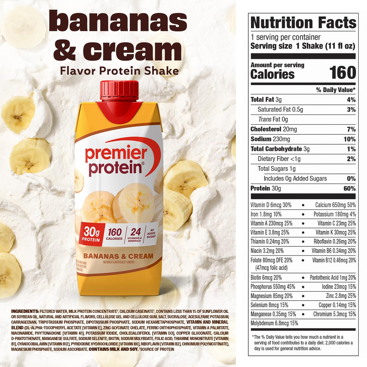 Premier Protein 30g protein shake nutrition beverage pack