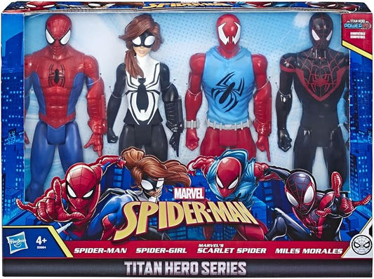 Marvel Spider-Man Titan Hero Series 4-pack action figures