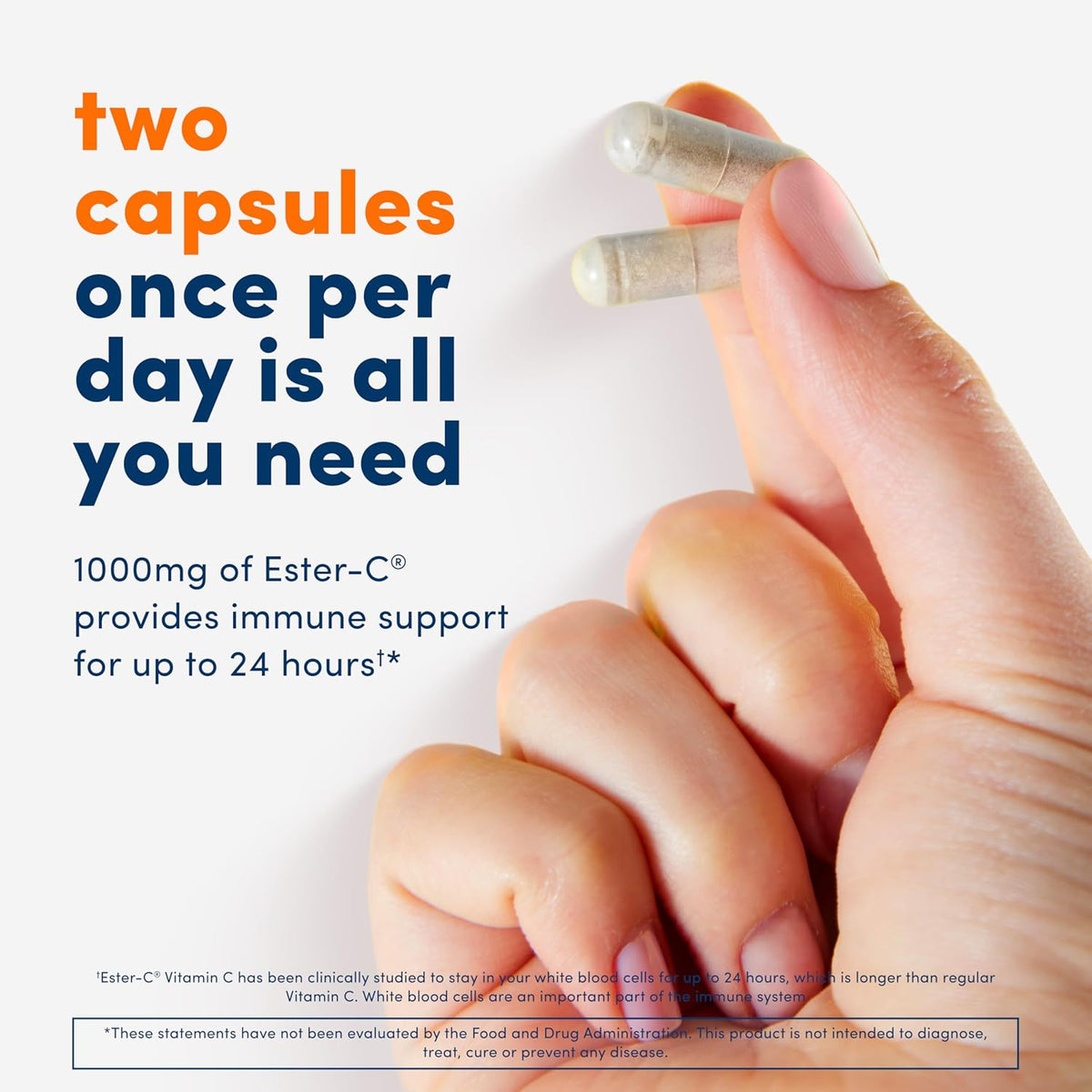American Health non-acidic vitamin C supplement capsules