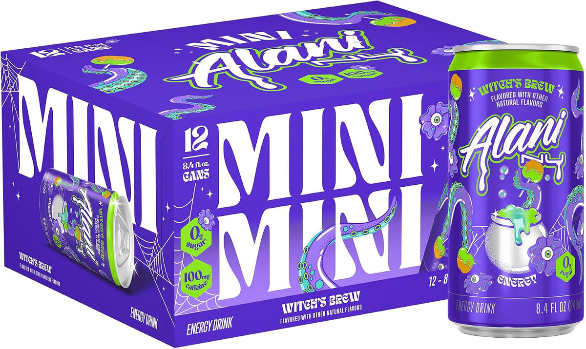 Alani Nu low calorie energy drink cans
