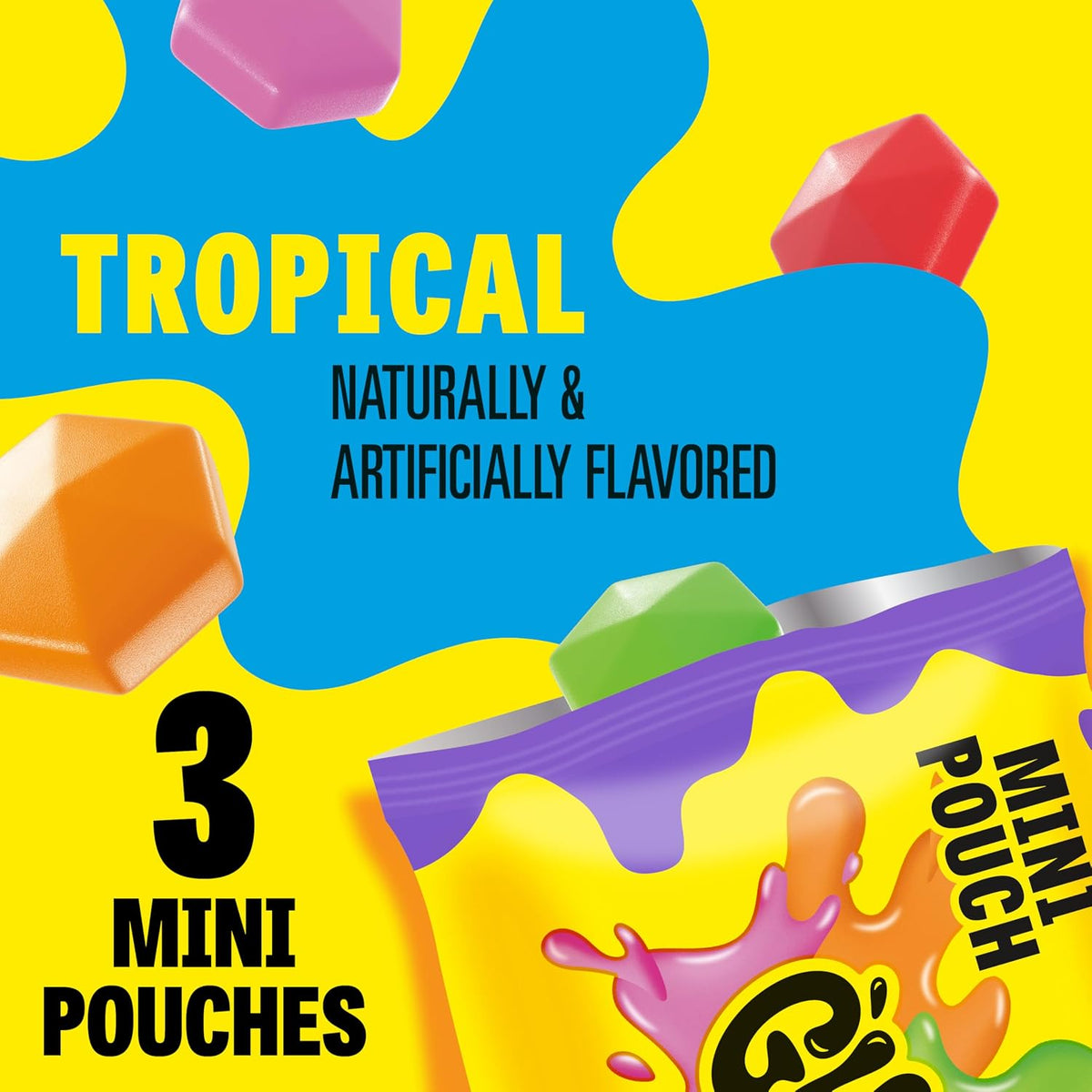Gushers gluten free fruit snacks 3 count