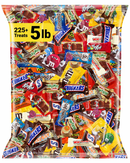 Fun size individually wrapped chocolate candies