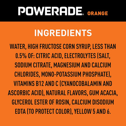 POWERADE sports drink orange flavor for workouts
