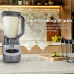 Ninja 1100W blender system for smoothies and frozen drinks