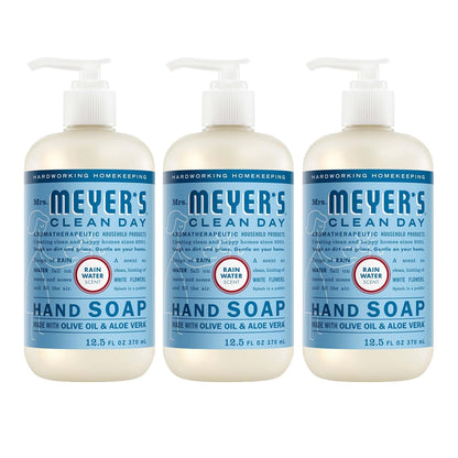 Mrs. Meyer’s Clean Day hand soap Rain Water bottles