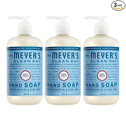 Mrs. Meyer’s Rain Water liquid hand soap 3 pack