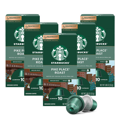 Starbucks by Nespresso Original Pike Place blend capsules