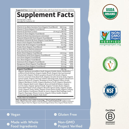Gluten-free men's multivitamin with essential nutrients