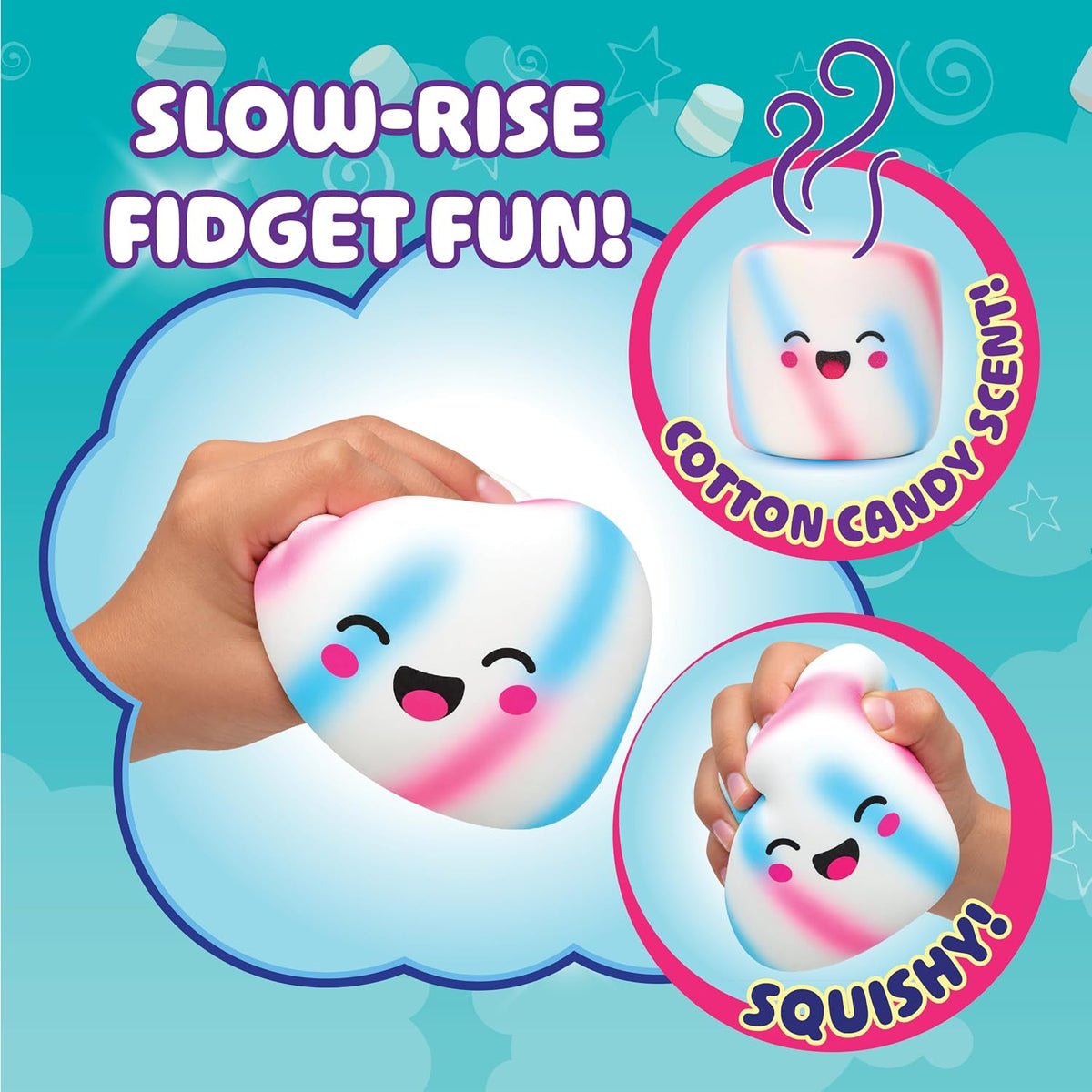 Slow-rise foam sensory fidget squishy