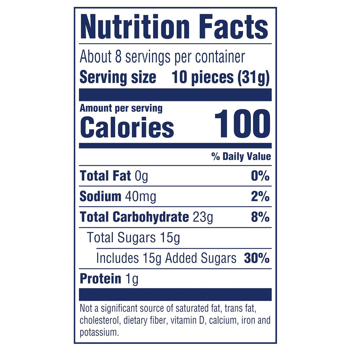 Fruity gummy candy with sweet and tart flavor