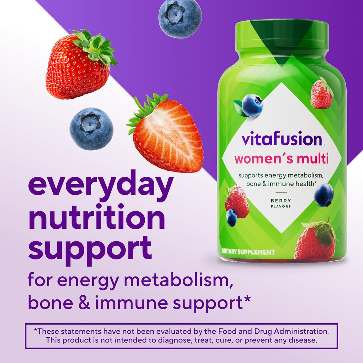 Vitafusion gummy vitamins for women bottle