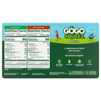 GoGo squeeZ applesauce pouches with easy-open caps