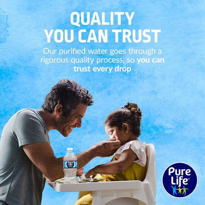 Pure Life still water bottles for everyday hydration