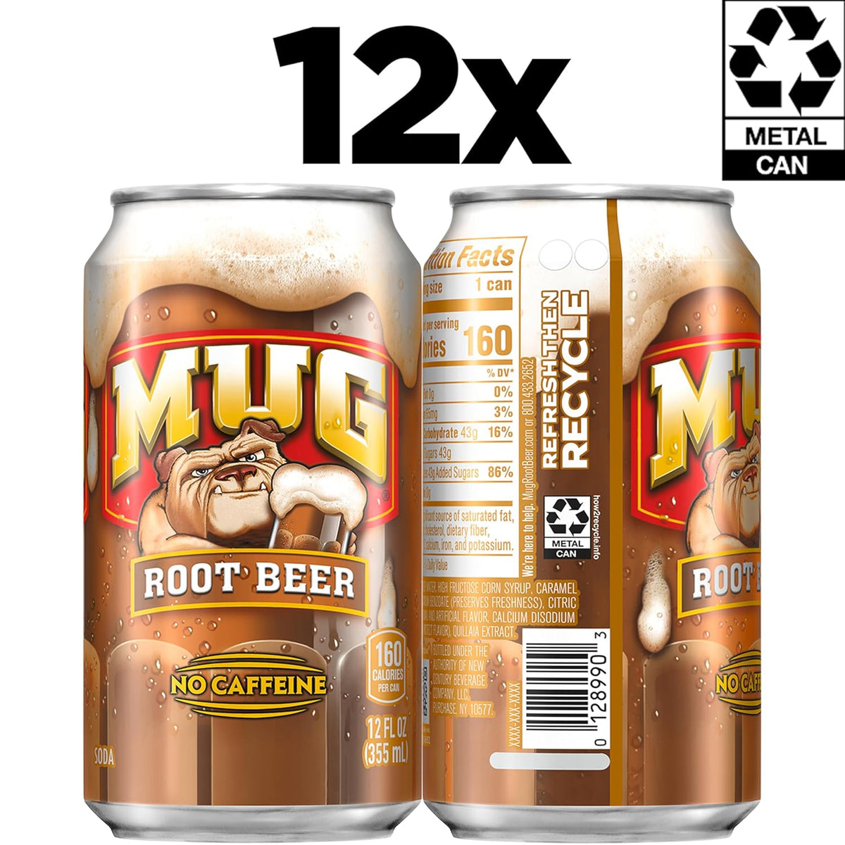 Mug Root Beer root beer cans 12 pack