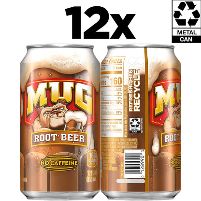 Mug Root Beer root beer cans 12 pack