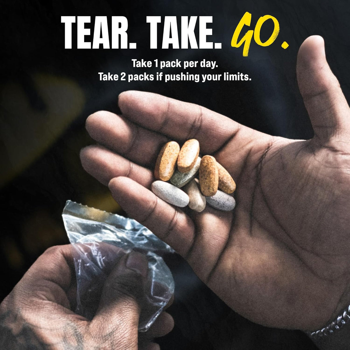 Animal Pak multivitamin supplement lifestyle product image