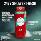 Old Spice men's body wash in 24 fl oz bottles