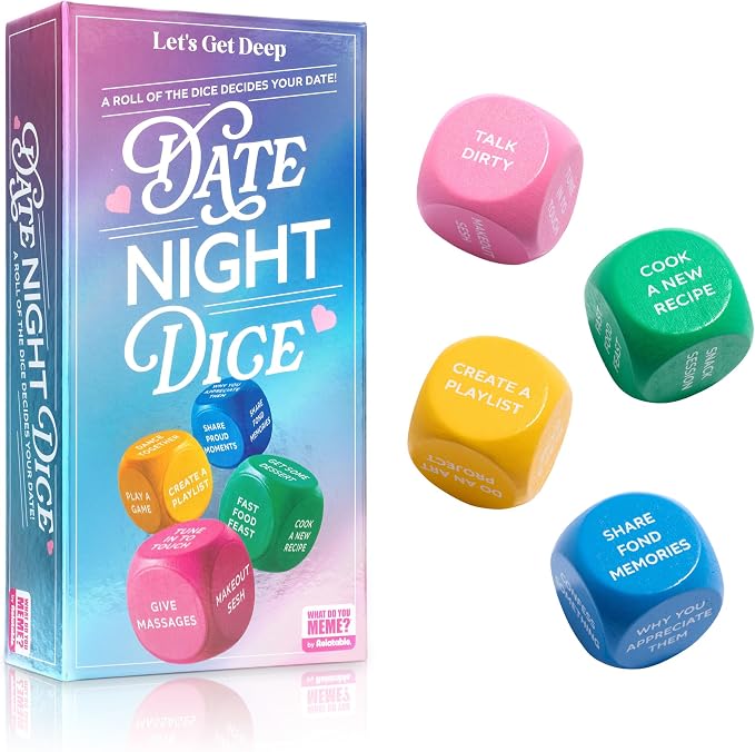 Relatable date night game card categories