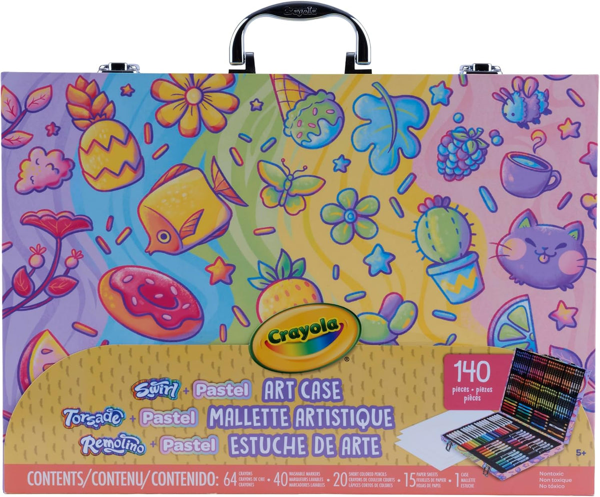 Crayola art supplies set with crayons markers and pencils