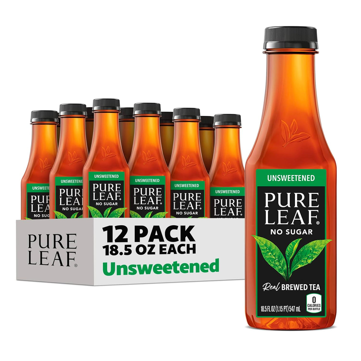 Pure Leaf real brewed iced tea bottles
