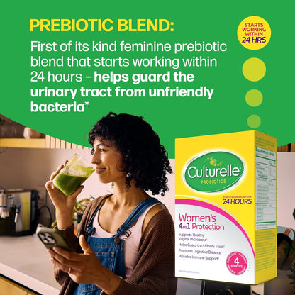 Culturelle women’s wellness probiotic 30 count packaging