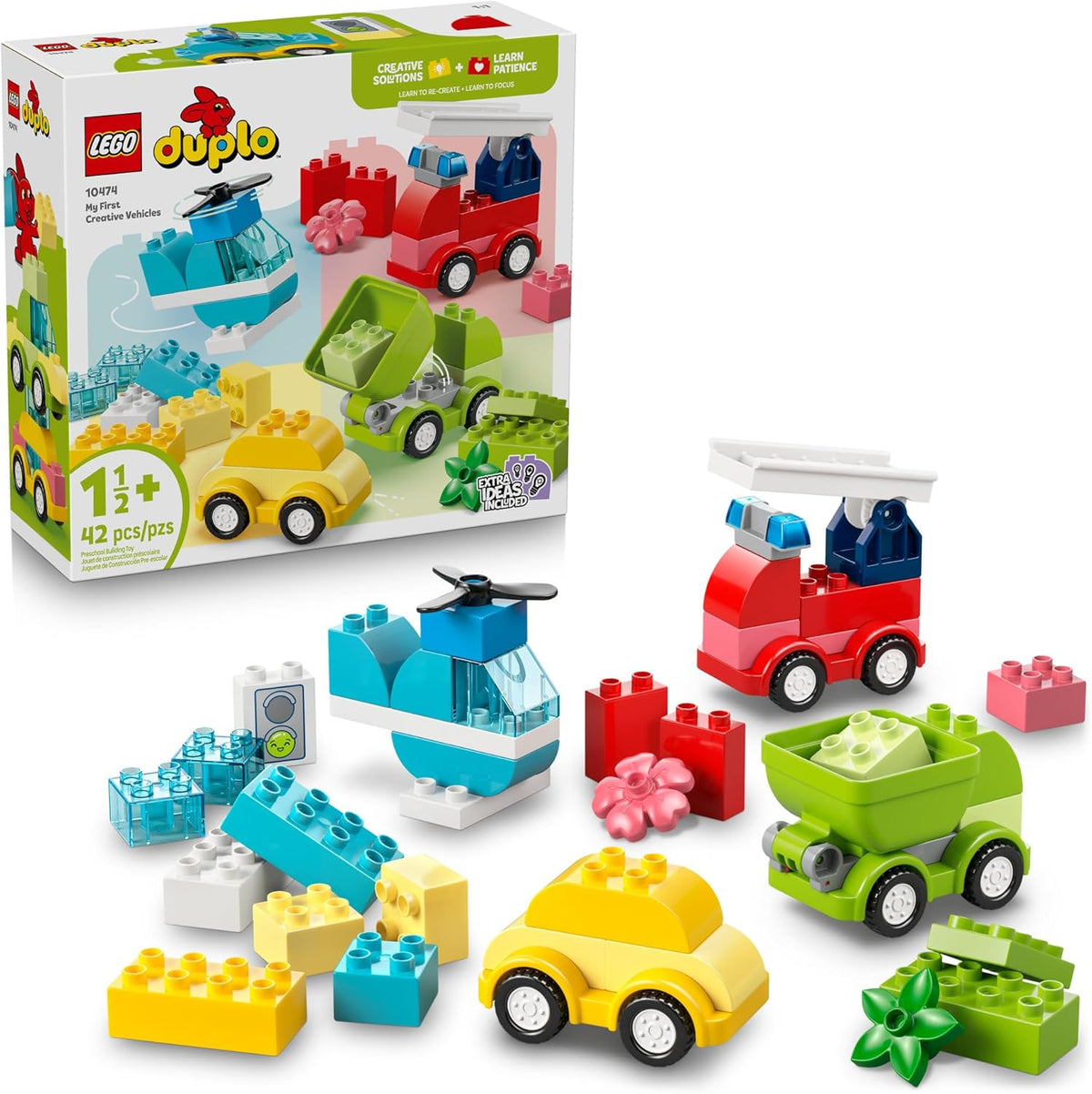 LEGO DUPLO creative vehicle bricks for ages 18 months and up