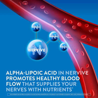 Nervive sugar-free nerve health tablets bottle