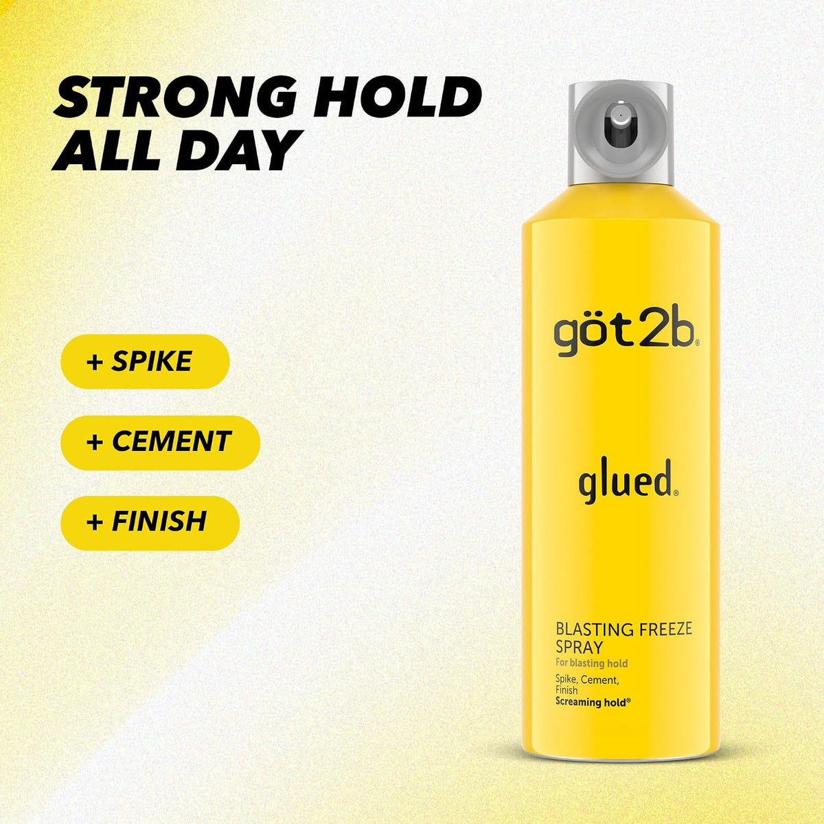 Got2B Glued Blasting Freeze Spray for extreme styles