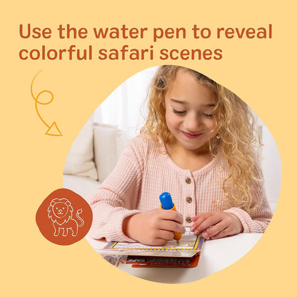 Safari paint with water kit with refillable pen
