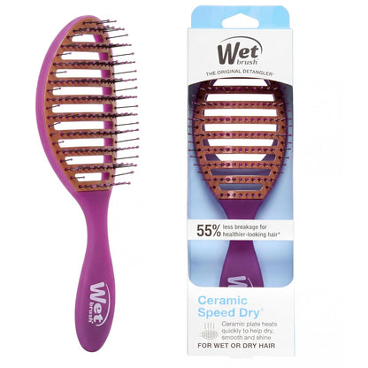 Vented Wet Brush blow-dry detangler for faster drying