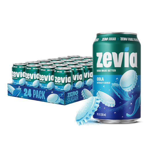 Zevia cola 12 oz cans naturally sweetened