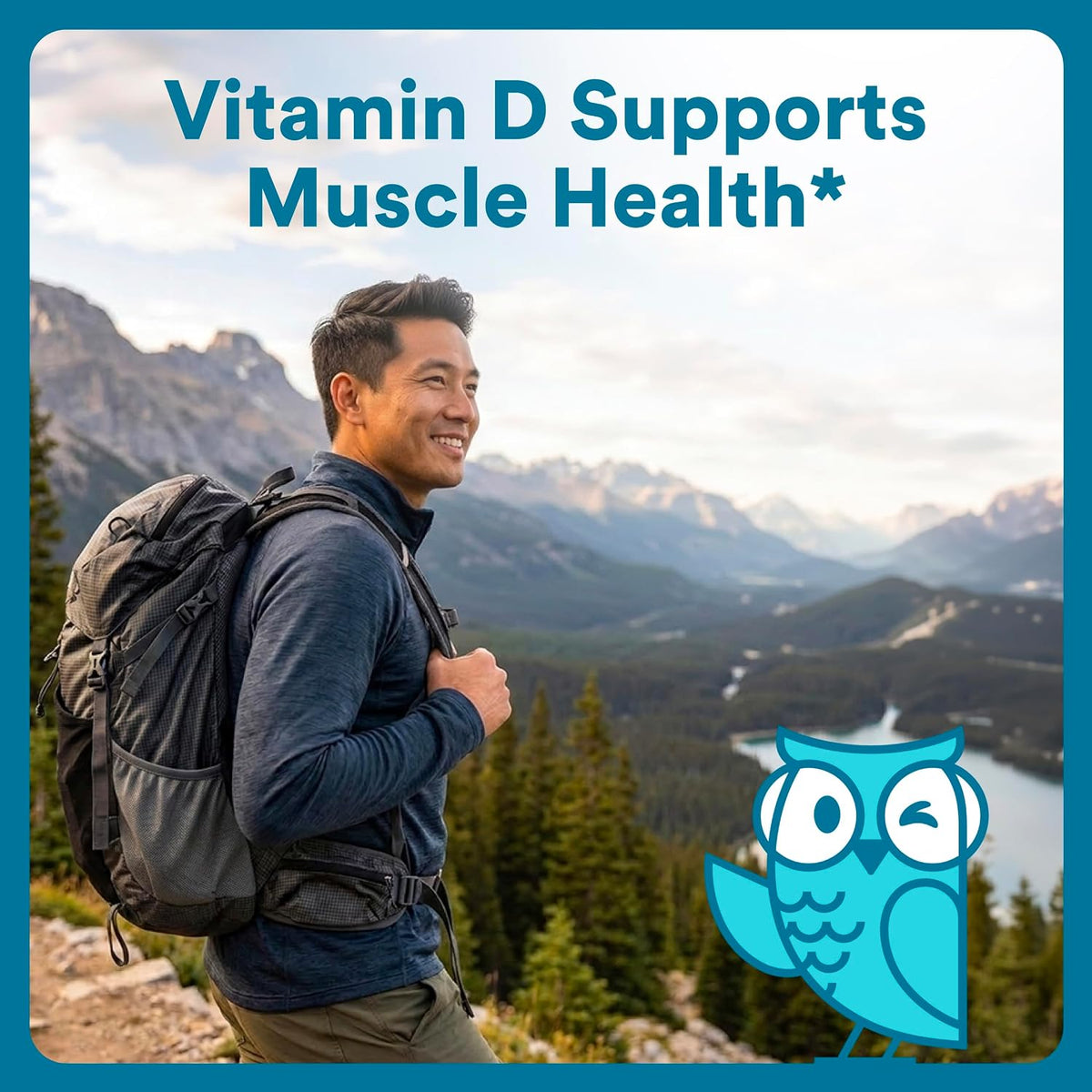 Men's daily multivitamin gummies nutrition panel