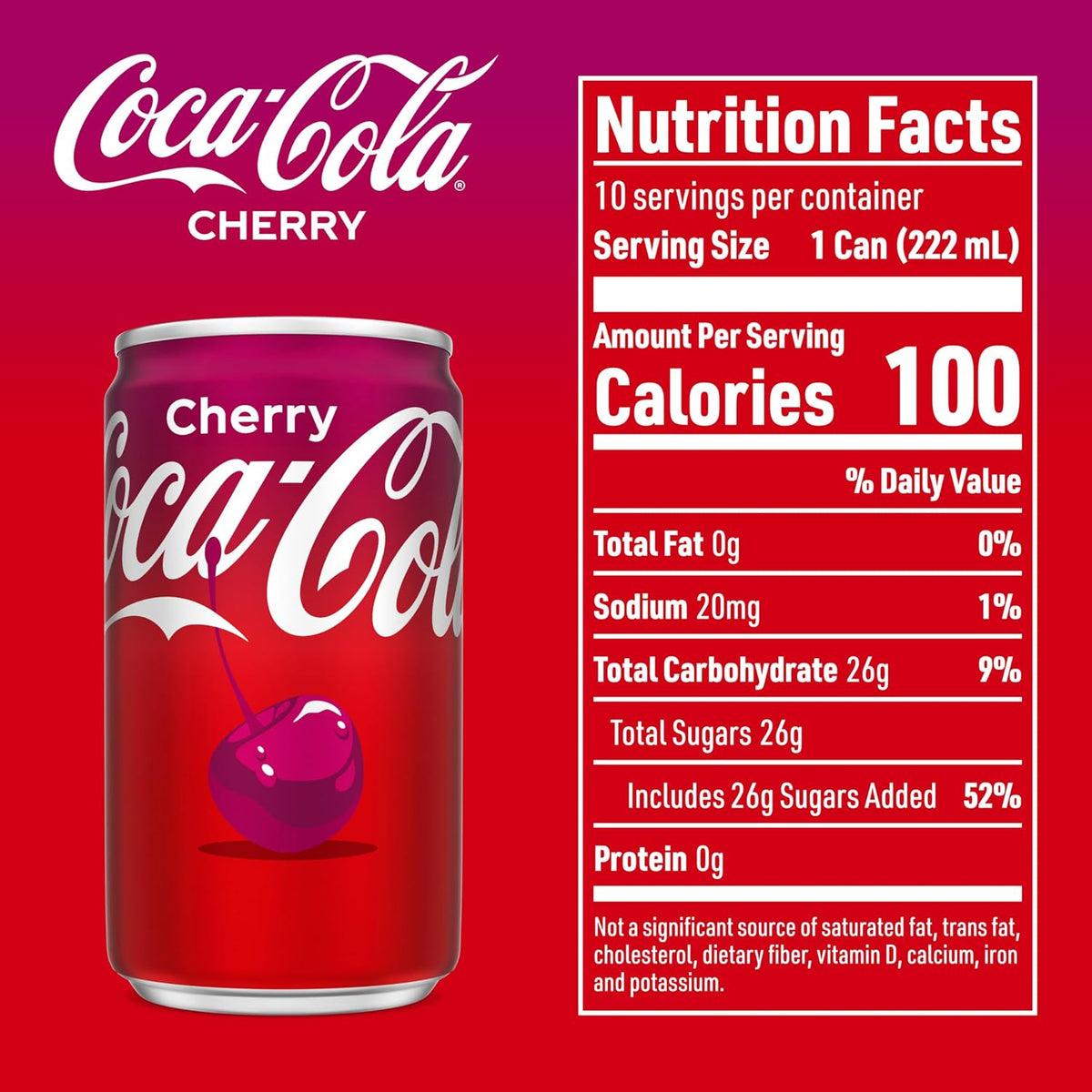 Coca-Cola Cherry Soda fridge pack packaging