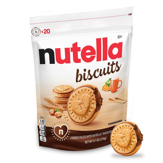Nutella hazelnut spread biscuit cookies pack