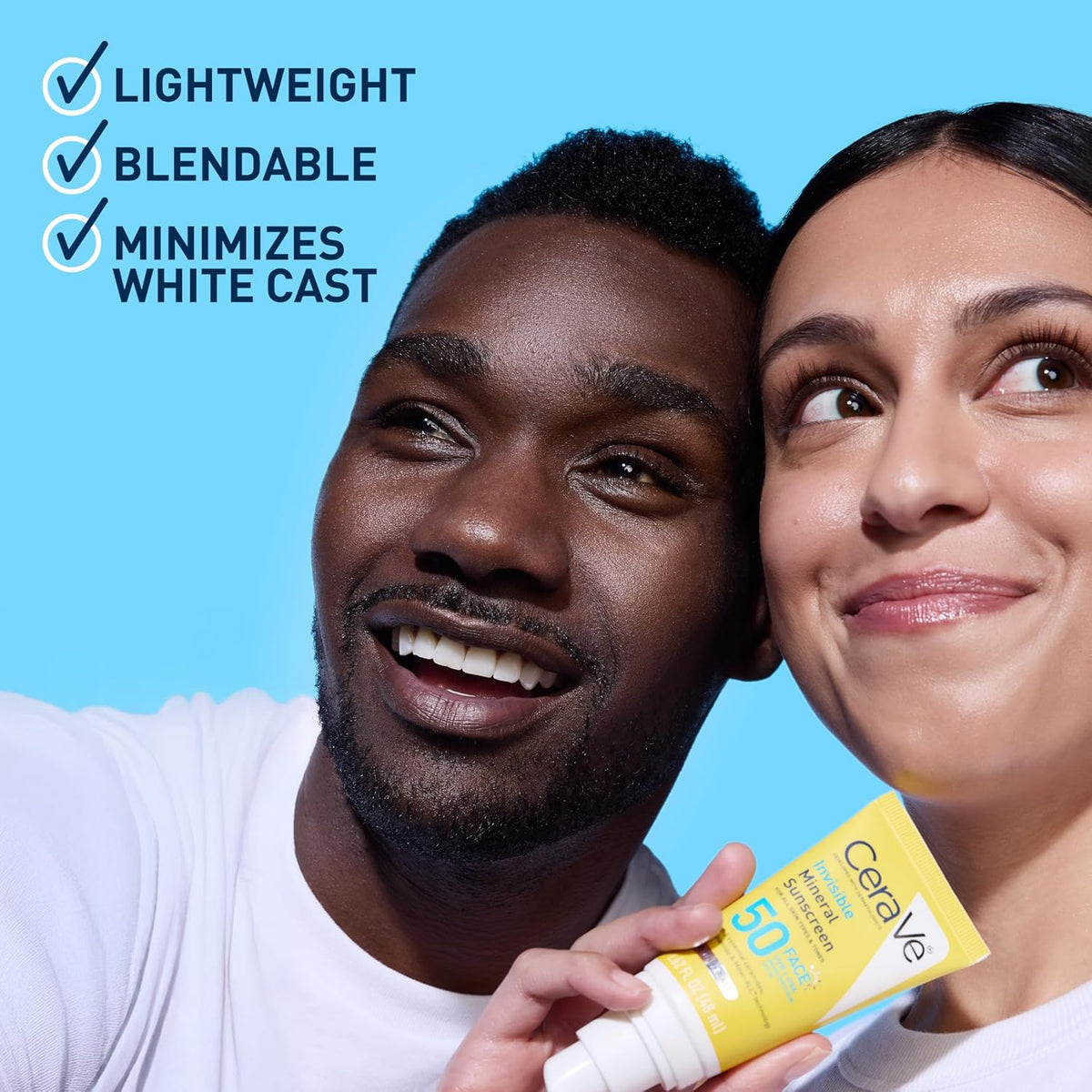 Invisible SPF 50 sunscreen for sensitive skin
