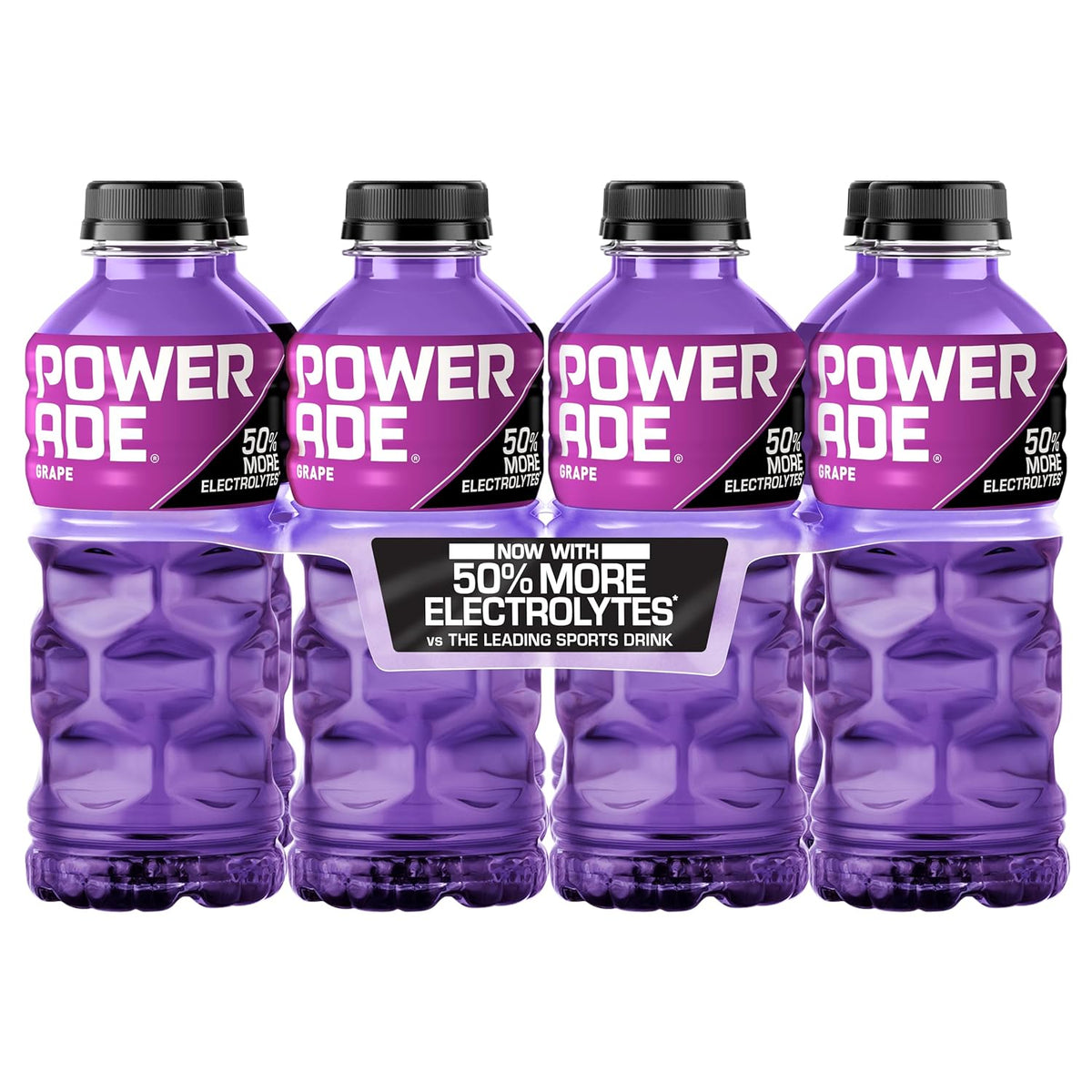 POWERADE grape electrolyte drink bottles