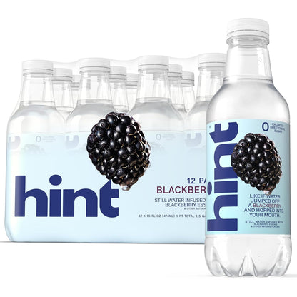 Sugar free blackberry flavored water bottles