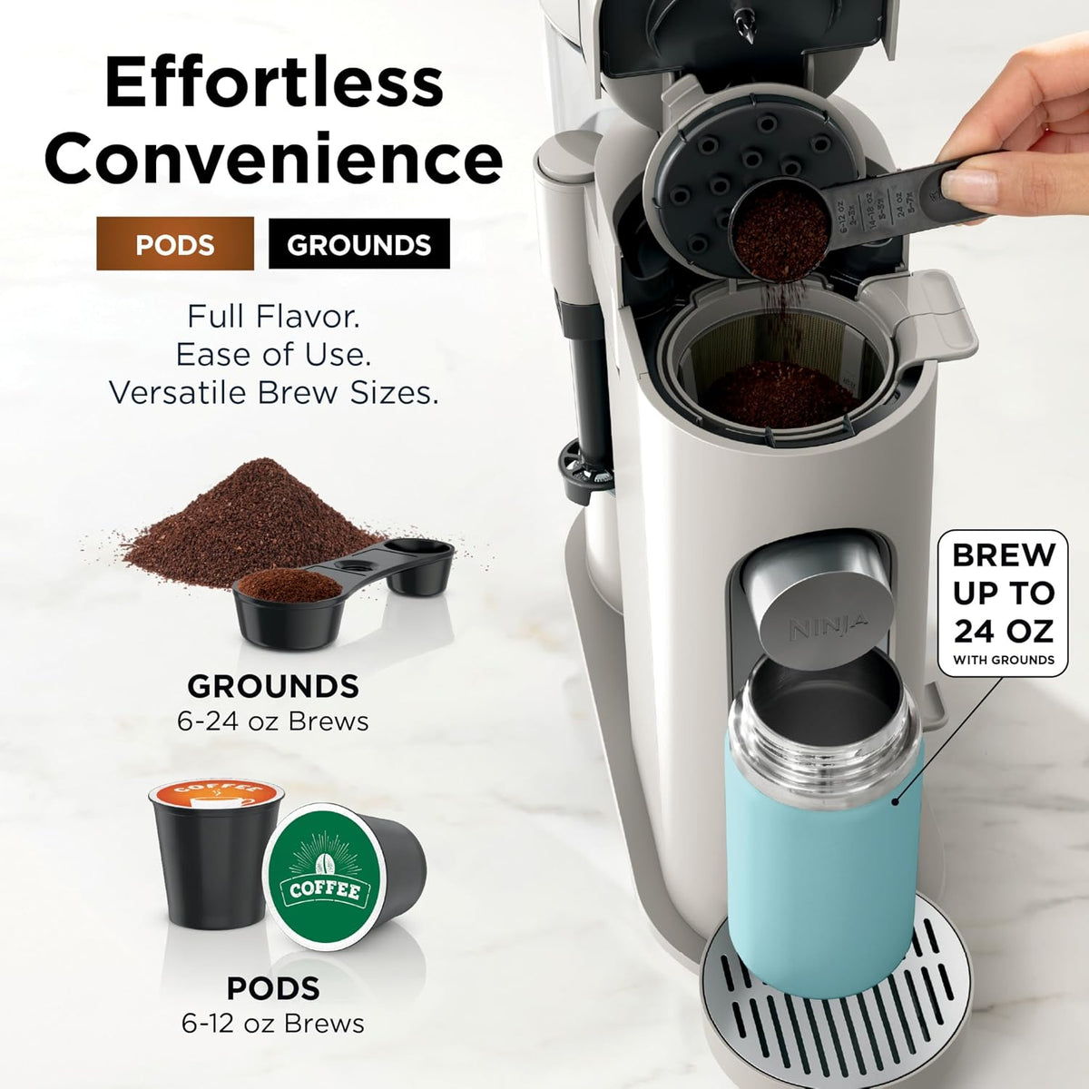 Ninja coffee maker with Over-Ice and Specialty brewing options