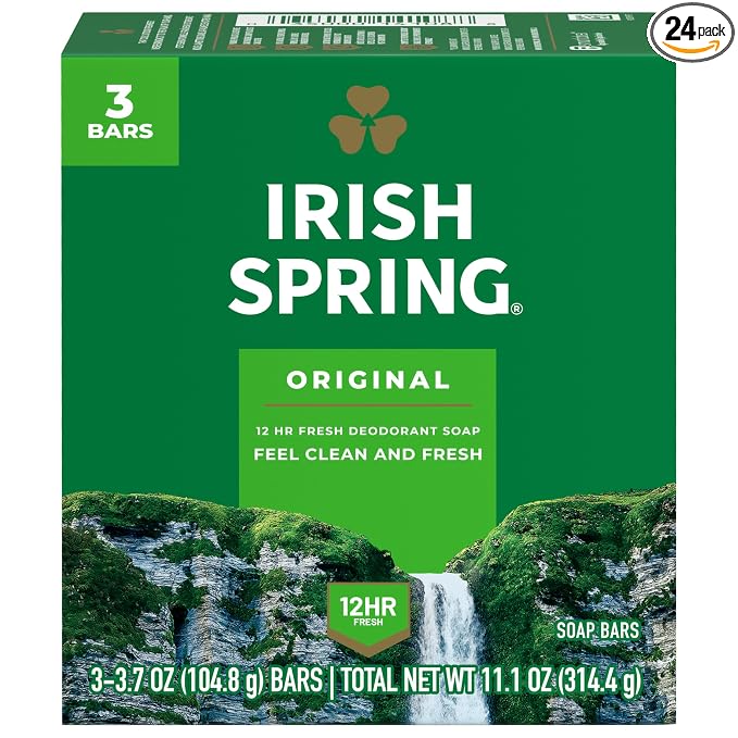 Irish Spring Original Clean men's bar soap pack