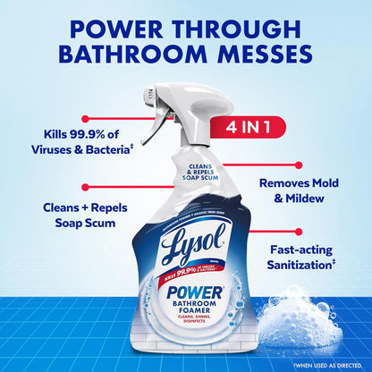 Multipurpose Bathroom Cleaner Spray for Showers and Sinks