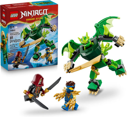 LEGO NINJAGO dragon mech building toy set