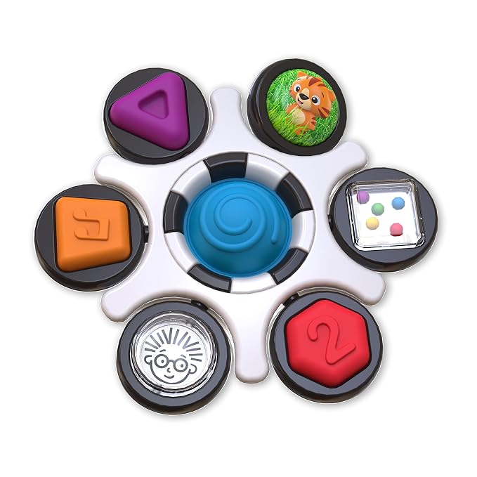 BPA-free baby activity toy with suction cup base