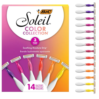 BIC Soleil razors for shower caddy and toiletry bag