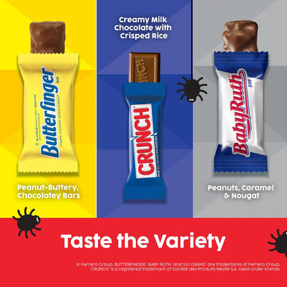 Festive mini chocolate candy bars assortment