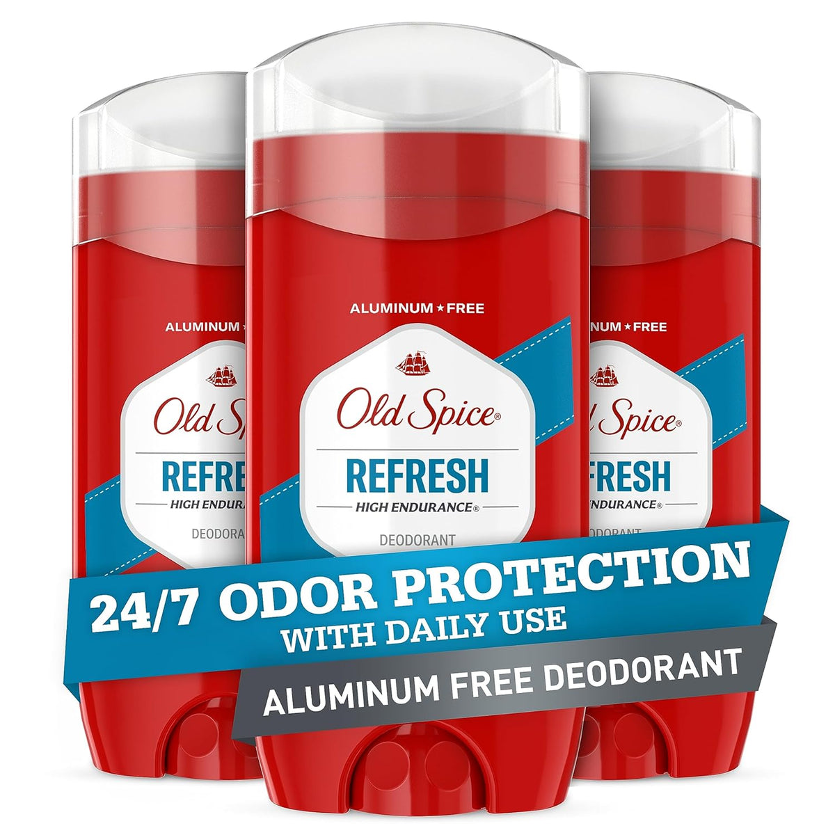 Old Spice aluminum-free deodorant Refresh Scent