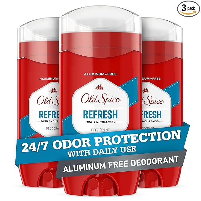 Old Spice Refresh deodorant for men 3 pack