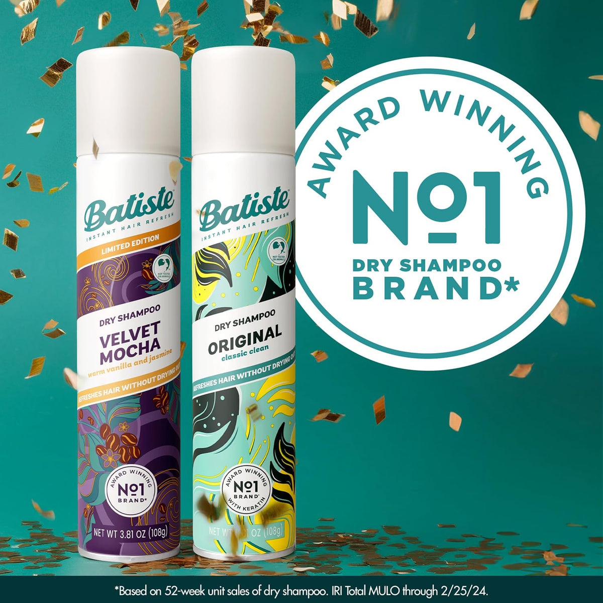 Batiste Original fresh and clean scented dry shampoo