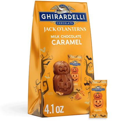 Halloween chocolate candy with caramel filling by Ghirardelli