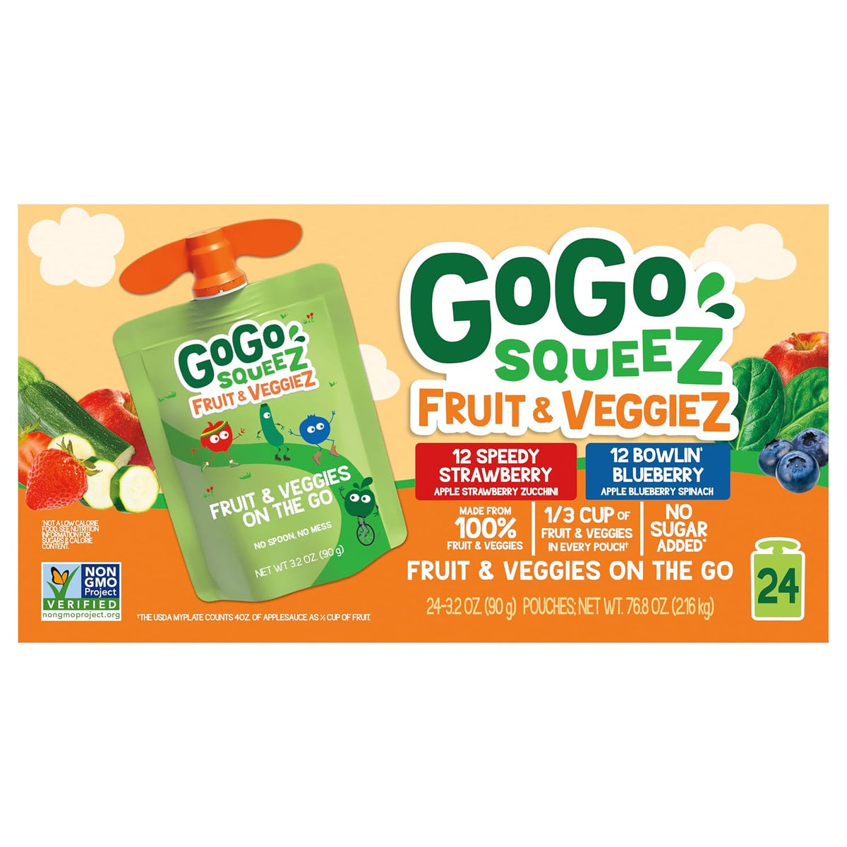 GoGo SqueeZ variety pack applesauce snack pouches