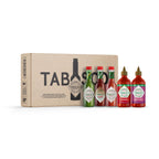 TABASCO gift set with glass and squeeze bottles